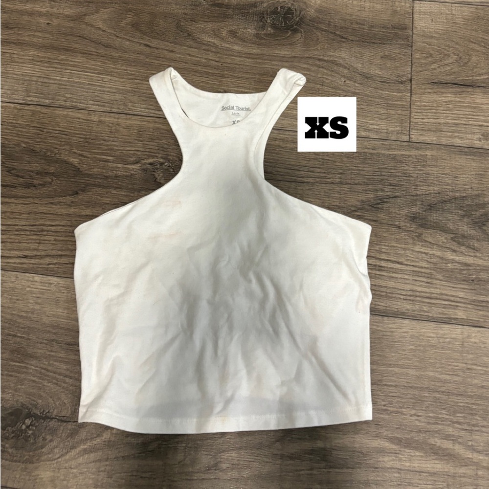 white halter top